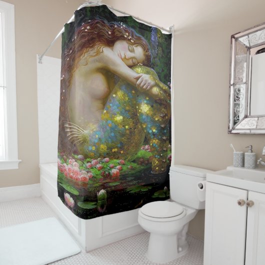 Rideaux De Douche Mermaid's Dream (En situation)