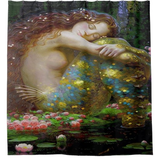 Rideaux De Douche Mermaid's Dream (Devant)