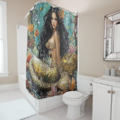 Rideaux De Douche Mermaid's Treasure (En situation)