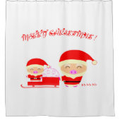 Rideaux De Douche Merry christmas (Devant)
