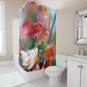 Rideaux De Douche Merveilleux feuilles japonais d'érable (En situation)