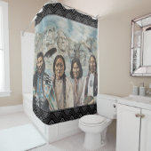 Rideaux De Douche Mes pères fondateurs (En situation)