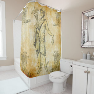 Rideaux De Douche Messager de Hermes des dieux