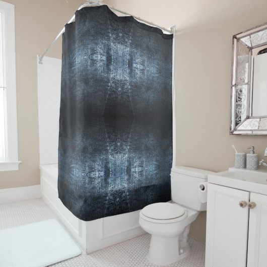 Rideaux De Douche Metal Grunge (En situation)