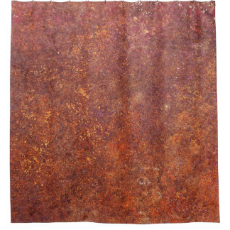 Rideaux De Douche métal rustique : surface texturée.