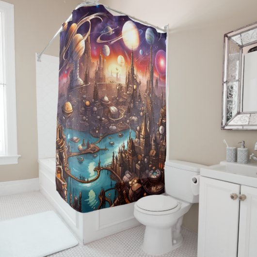 Rideaux De Douche Métropole I (En situation)