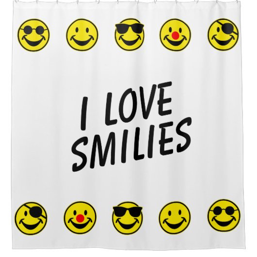 Rideaux De Douche MICRO jaune amusant + votre dos. & idées (Devant)