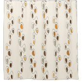 Rideaux De Douche Mid Century Modern Abstract (Devant)