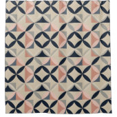 Rideaux De Douche Mid Century Modern Geometric Abstract Pattern  (Devant)