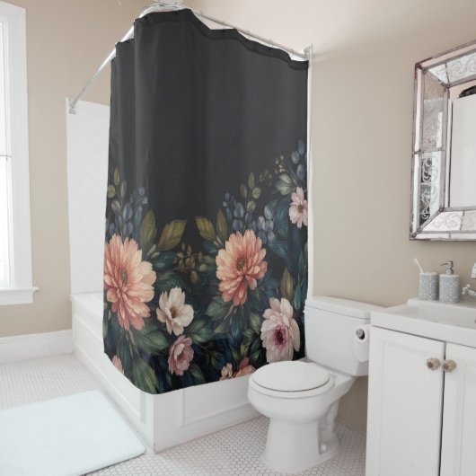 Rideaux De Douche Midnight Garden (En situation)