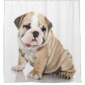 Rideaux De Douche Mignonne Chien-taupe Chien Triste (Devant)