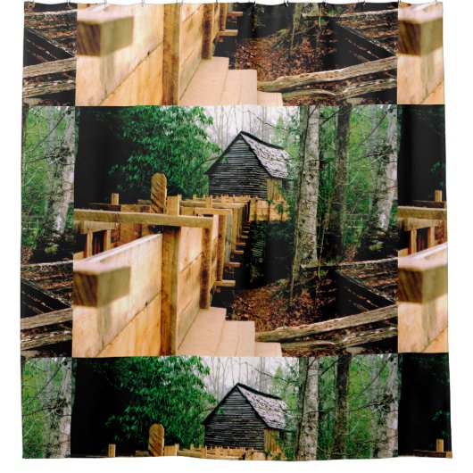 Rideaux De Douche Mill Scene (Devant)