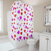 Rideaux De Douche mille coeurs pour vous (En situation)