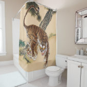 Rideaux De Douche Minhwa Coréen Tigre Laide (En situation)