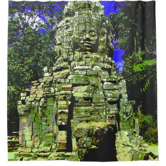 Rideaux De Douche Mini Bayon [Redux] ... Siem Reap, Cambodge (Devant)