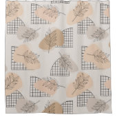 Rideaux De Douche Minimal Abstract  (Devant)