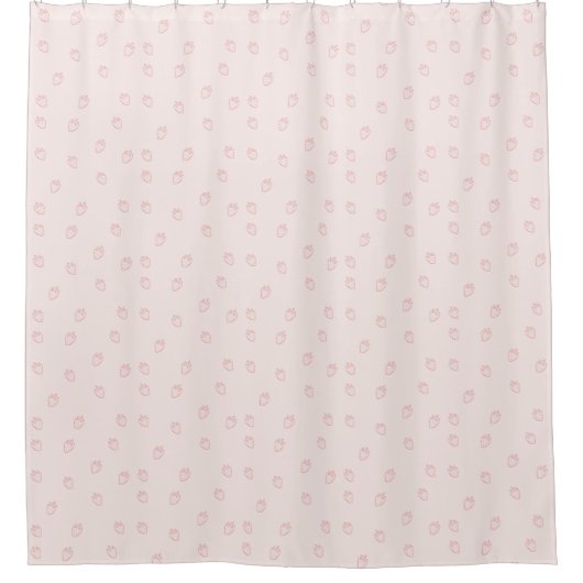 Rideaux De Douche Minimalisme de la Fraise (Devant)