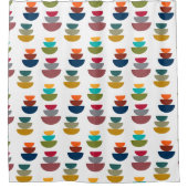 Rideaux De Douche Minimalisme Lumineux Moderne Du Milieu Du Siècle (Devant)