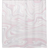 Rideaux De Douche Minimaux élégants rougissent regard de marbre rose (Devant)