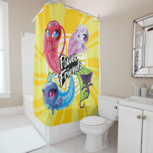 Rideaux De Douche Miraculaires Kwamis Power Friends
