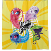 Rideaux De Douche Miraculaires Kwamis Power Friends (Devant)