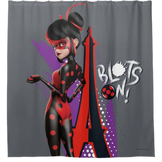 Rideaux De Douche Miraculeux Shadybug Re-verse Blots On! (Devant)