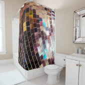 Rideaux De Douche Mirror Disco Ball (En situation)