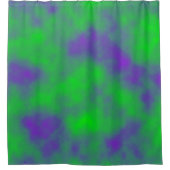 Rideaux De Douche Mistes verte et violette (Devant)