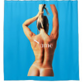 Rideaux De Douche Modèle de fitness Tanlines Thunder_Cove (Devant)