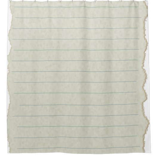 Rideaux De Douche Modèle de lignes de texture d'écriture papier (Devant)