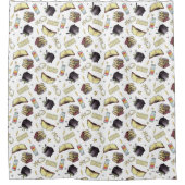 Rideaux De Douche Modèle de sorts et de livres HARRY POTTER™ (Devant)