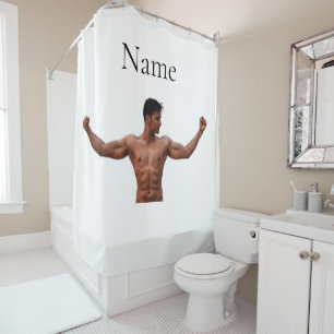Rideaux De Douche Modèle Fitness Homme Thunder_Cove