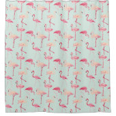 Rideaux De Douche Modèle Flamingo rétro (Devant)