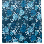 Rideaux De Douche Modèle floral (Devant)