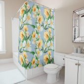 Rideaux De Douche Modèle floral (En situation)