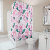 Rideaux De Douche Modèle floral (En situation)