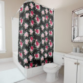 Rideaux De Douche Modèle floral (En situation)