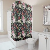 Rideaux De Douche Modèle floral (En situation)