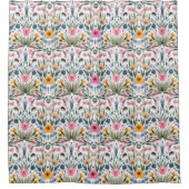 Rideaux De Douche Modèle floral (Devant)