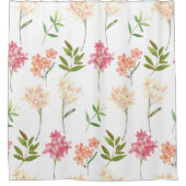 Rideaux De Douche Modèle floral moderne | Botanique tendance (Devant)