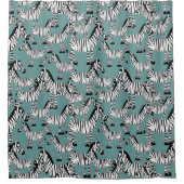 Rideaux De Douche Modèle zèbre (Devant)