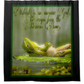Rideaux De Douche Modèles amphibiens : Grenouille Laze 01-02 (Devant)