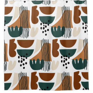 Rideaux De Douche Modern Abstract Shower Curtain