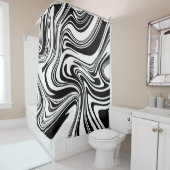 Rideaux De Douche Modern Contemporary Bold Large Scale Abstract  (En situation)