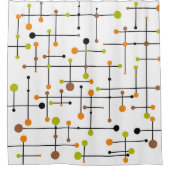 Rideaux De Douche Moderne du milieu du siècle (Devant)