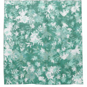 Rideaux De Douche Moderne Élégant Abstrait Sage Marigold Fleurs (Devant)