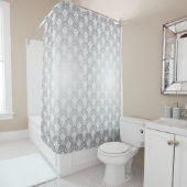 Rideaux De Douche Moderne salon gris (En situation)