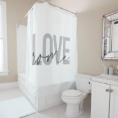 Rideaux De Douche Moderne, simple, cool, design urbain Aimer Rome (En situation)