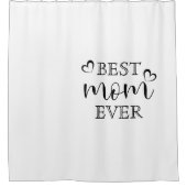 Rideaux De Douche Moderne Simple Meilleure Maman Jamais (Devant)