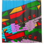 RIDEAUX DE DOUCHE MOIS D'HISTOIRE NOIRE ! (Devant)